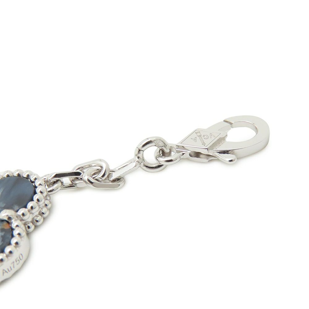 ヴァンクリーフ&アーペル ネックレス ヴィンテージ アルハンブラ ロングネックレス 20モチーフ ピーターサイト K18WG VCARP7S500