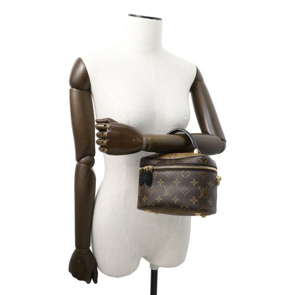 ルイヴィトン ハンドバッグ モノグラム・リバース ヴァニティ NV PM M45165 LOUIS VUITTON 2wayショルダーバッグ ブラック 黒