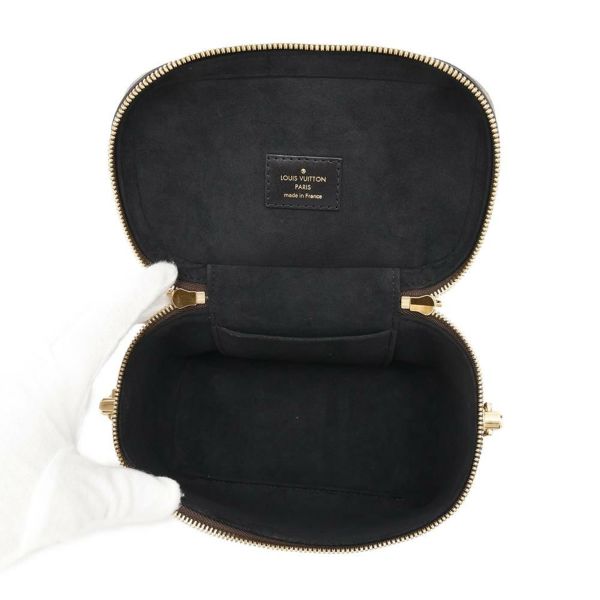 ルイヴィトン ハンドバッグ モノグラム・リバース ヴァニティ NV PM M45165 LOUIS VUITTON 2wayショルダーバッグ ブラック 黒
