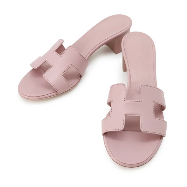 エルメス サンダル オアジス Oasis レザー レディースサイズ37 HERMES 靴