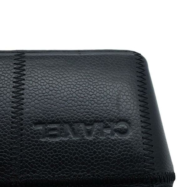 シャネル ハンドバッグ チョコバー レザー CHANEL バッグ 黒