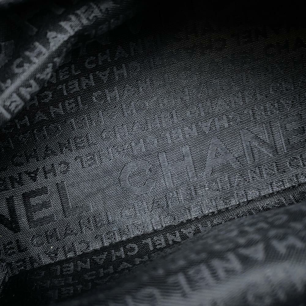シャネル ハンドバッグ チョコバー レザー CHANEL バッグ 黒