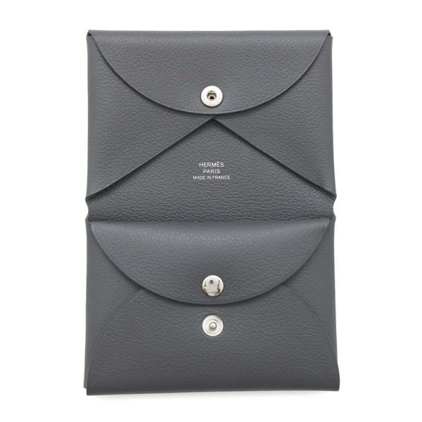 【3387_いいね...】HERMES/カルヴィデュオ/W刻印 エルメス Hermes HERMES コインケース カルヴィデュオ CALVI DUO