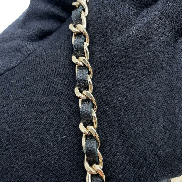 シャネル チェーンショルダーバッグ マトラッセ ココマーク ヴァニティケース ミニ キャビアスキン AP1340 バニティ 黒