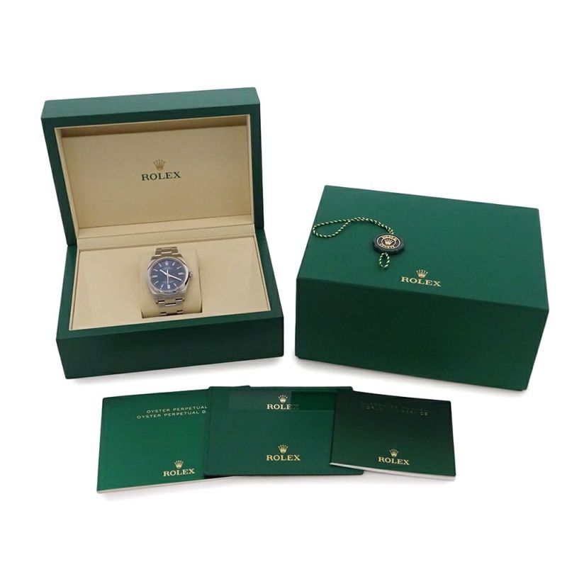 ロレックス オイスターパーペチュアル36 126000 ROLEX 腕時計 ブライトブルー文字盤