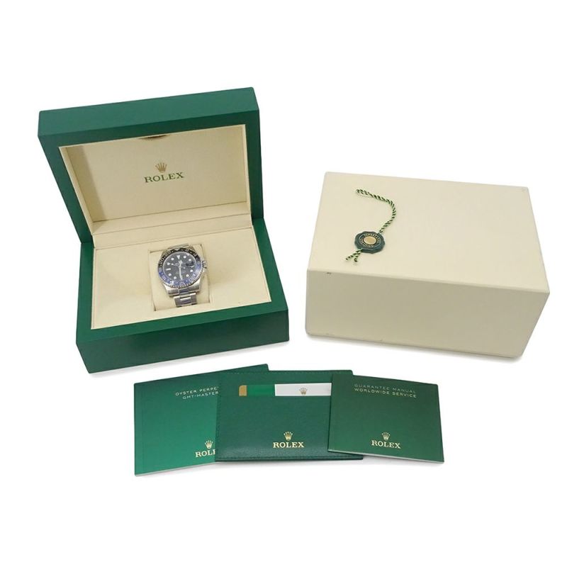 ロレックス GMTマスター2 116710BLNR ROLEX 腕時計 黒文字盤