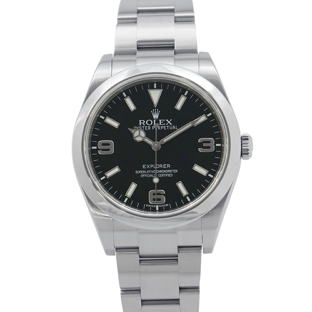 ロレックス エクスプローラー1 ランダムシリアル ルーレット 214270 ROLEX 腕時計 黒文字盤