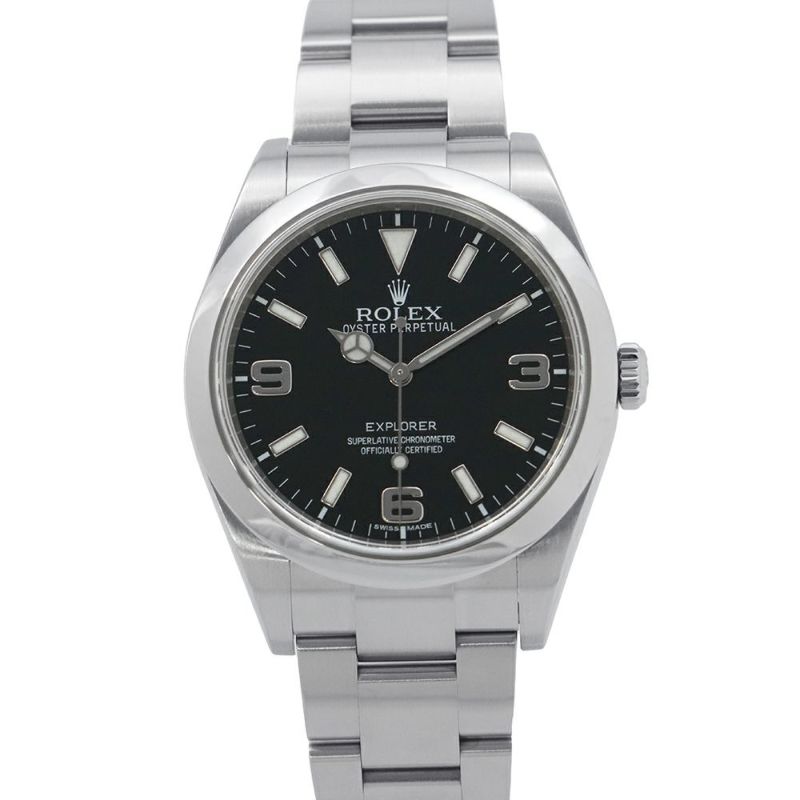 ロレックス エクスプローラー1 ランダムシリアル ルーレット 214270 ROLEX 腕時計 黒文字盤