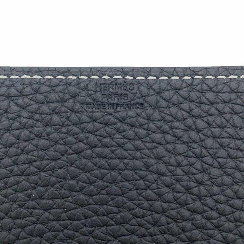 エルメス トレー ヴィド・ポッシュ ミーズ・エ・ルランス・デスク Hエヴリン ブラック ミニ B刻印 HERMES 黒