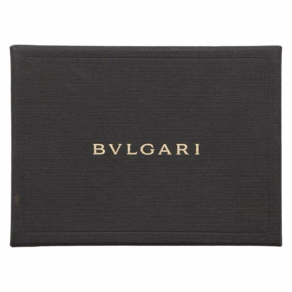 ブルガリ カードケース ウィークエンド キャンバス レザー BVLGARI 名刺入れ 定期入れ 黒