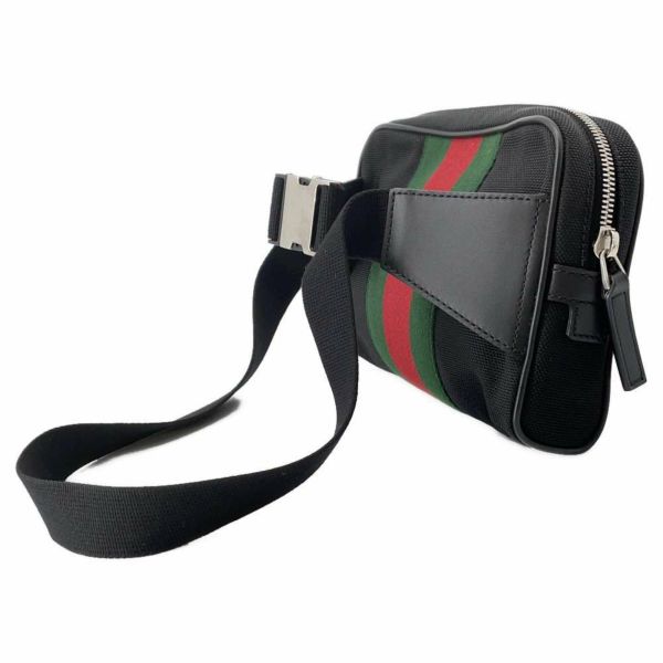 グッチ ボディバッグ シェリーライン キャンバス 630919 GUCCI バッグ 黒 アウトレット品