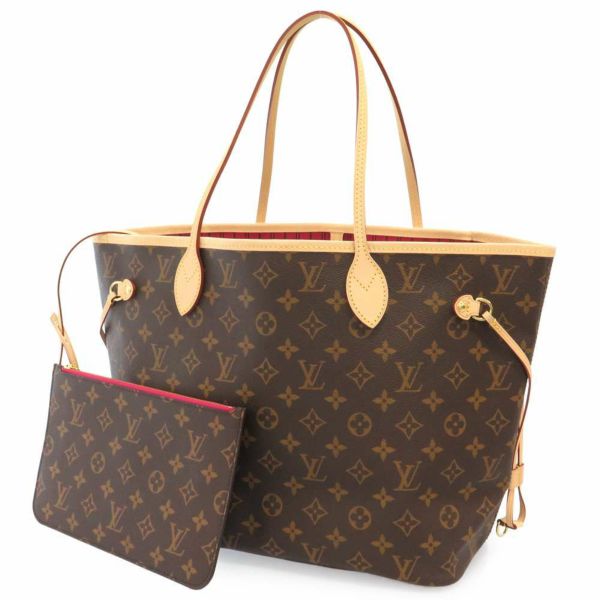 ルイヴィトン トートバッグ モノグラム ネヴァーフルMM ポーチ付き ピヴォワンヌ M41178 LOUIS VUITTON ヴィトン