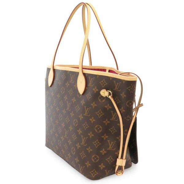 ルイヴィトン トートバッグ モノグラム ネヴァーフルMM ポーチ付き ピヴォワンヌ M41178 LOUIS VUITTON ヴィトン