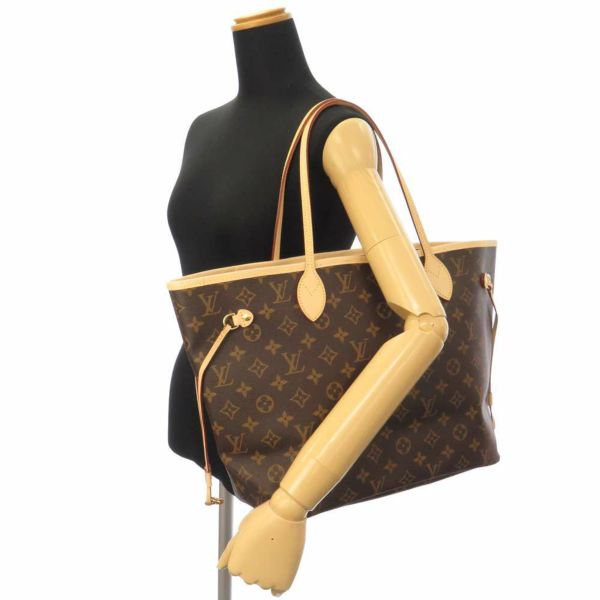 ルイヴィトン トートバッグ モノグラム ネヴァーフルMM ポーチ付き ピヴォワンヌ M41178 LOUIS VUITTON ヴィトン