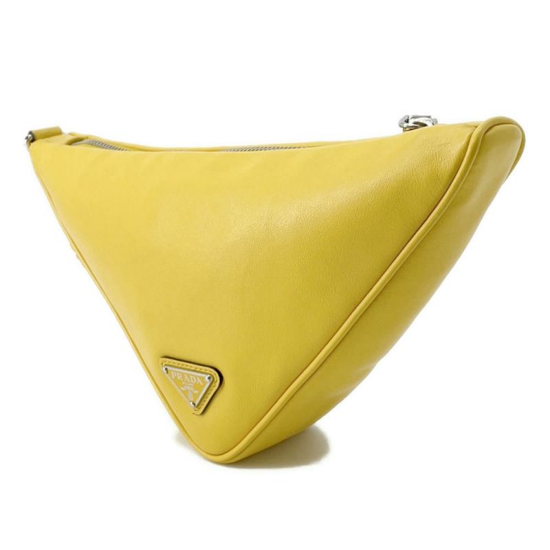 プラダ クラッチバッグ トライアングル レザー 2NE054 PRADA バッグ