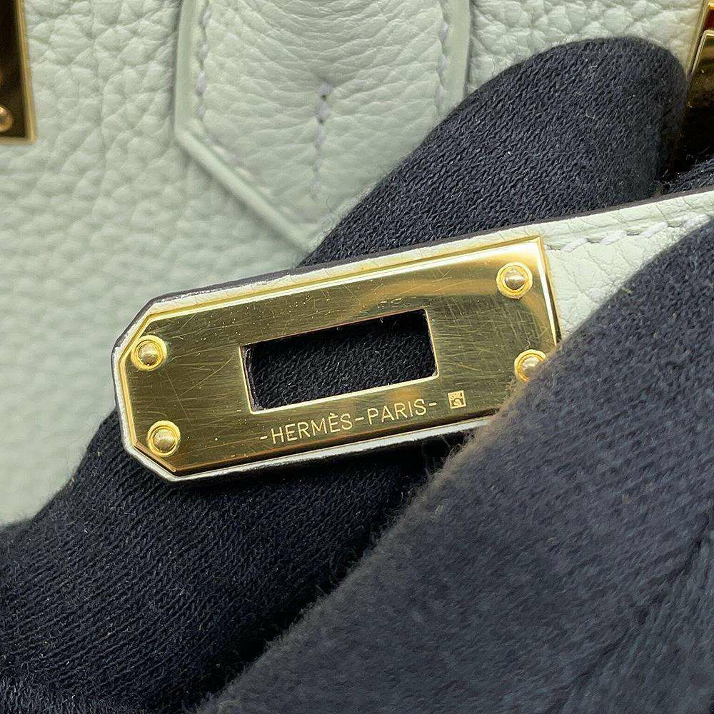 エルメス バーキン25 グリネヴェ/ゴールド金具 トゴ B刻印 HERMES Birkin ハンドバッグ