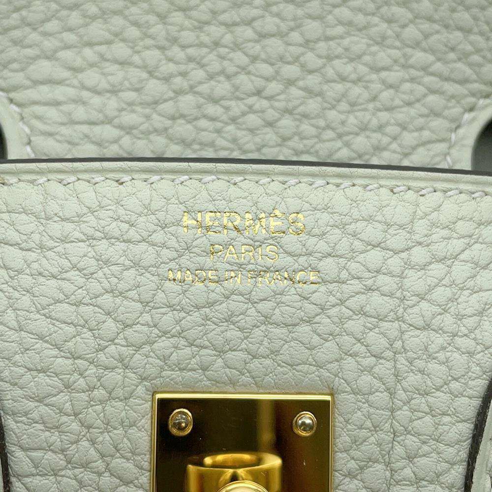 エルメス バーキン25 グリネヴェ/ゴールド金具 トゴ B刻印 HERMES Birkin ハンドバッグ