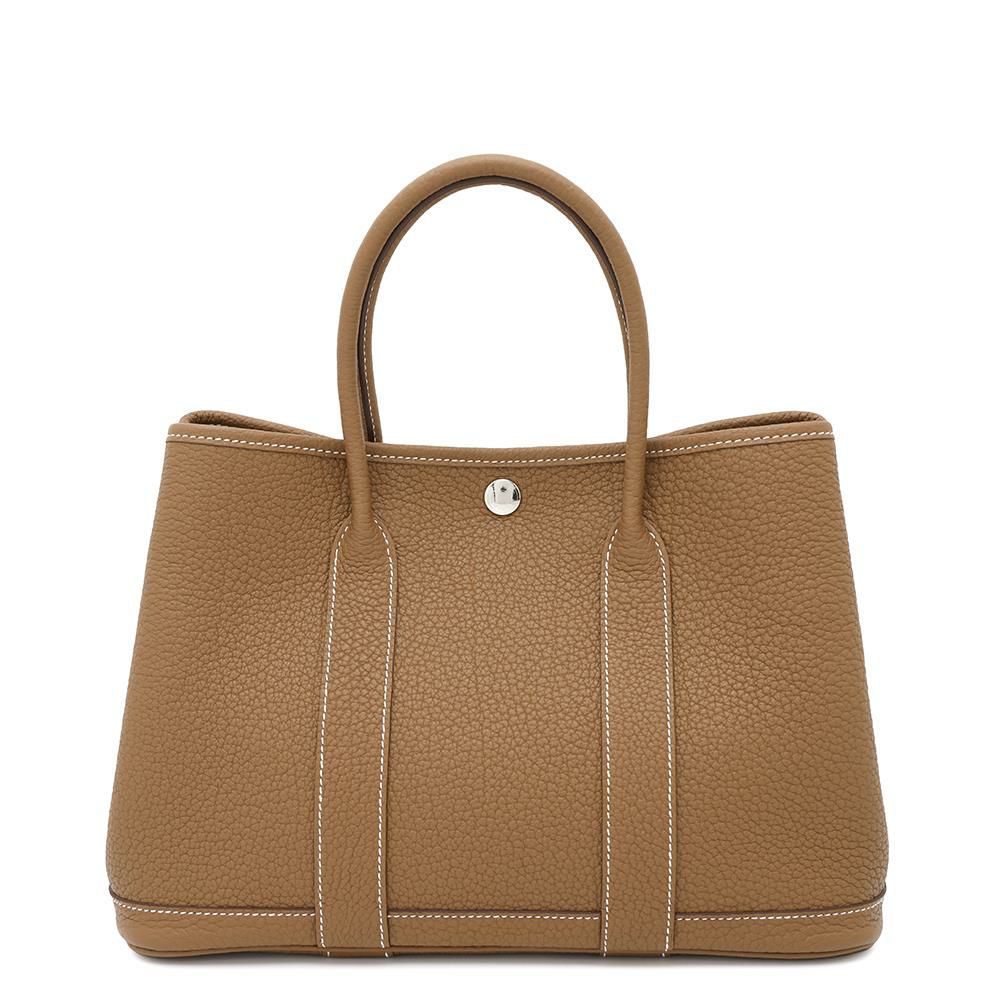 エルメス トートバッグ ガーデンパーティTPM ゴールド/シルバー金具 ネゴンダ B刻印