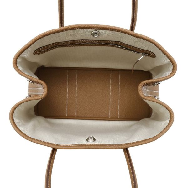 エルメス トートバッグ ガーデンパーティTPM ゴールド/シルバー金具 ネゴンダ B刻印