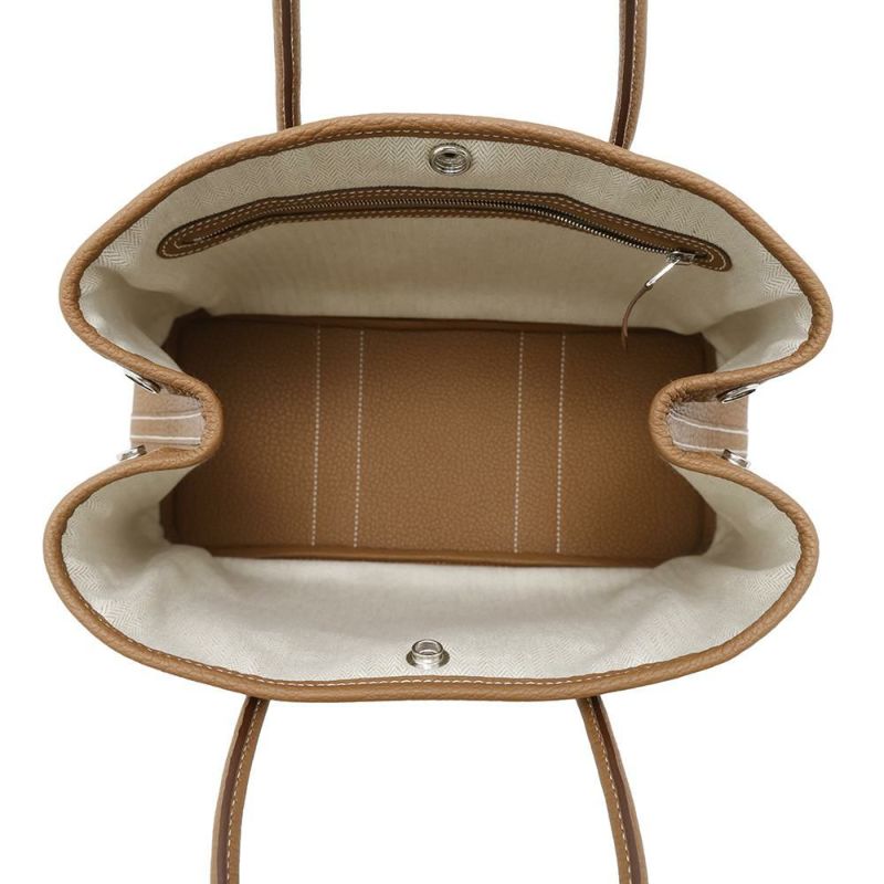 エルメス トートバッグ ガーデンパーティTPM ゴールド/シルバー金具 ネゴンダ B刻印