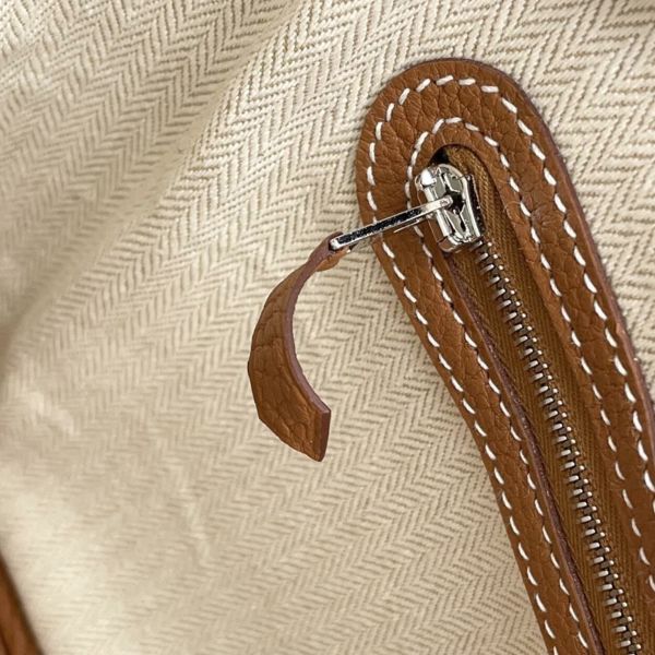 エルメス トートバッグ ガーデンパーティTPM ゴールド/シルバー金具 ネゴンダ B刻印