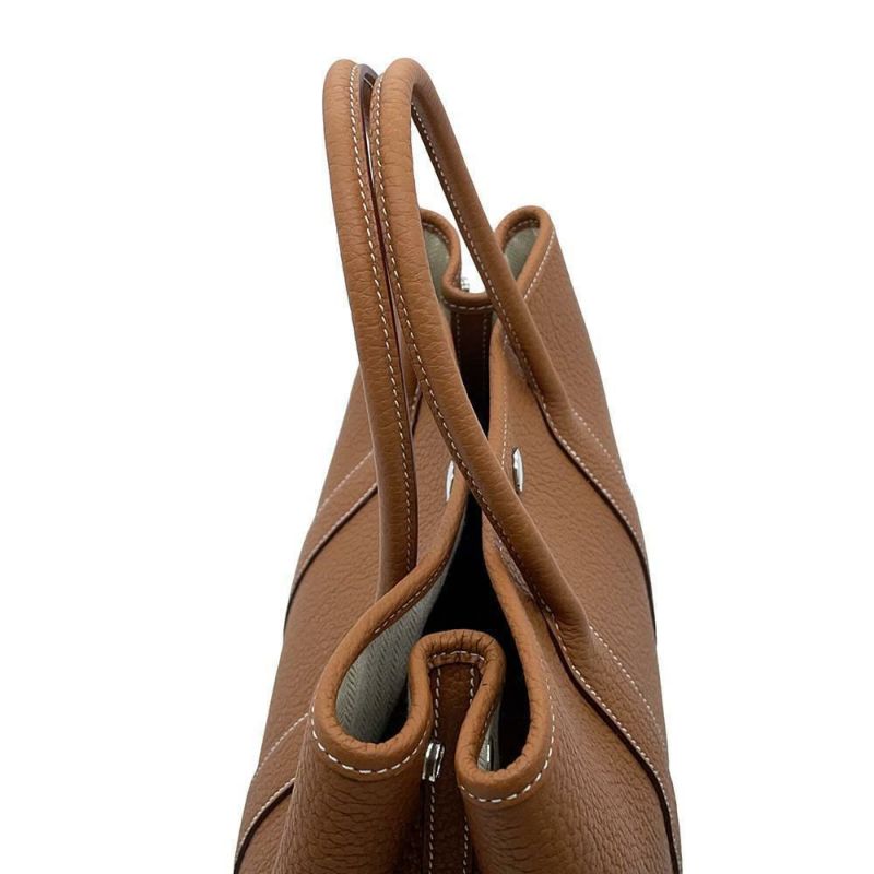 エルメス トートバッグ ガーデンパーティTPM ゴールド/シルバー金具 ネゴンダ B刻印