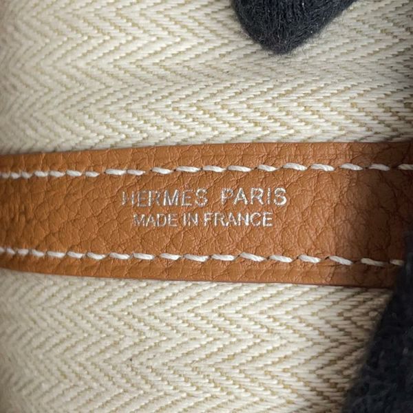 エルメス トートバッグ ガーデンパーティTPM ゴールド/シルバー金具 ネゴンダ B刻印