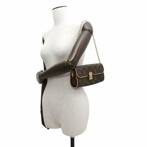 ルイヴィトン チェーンショルダーバッグ モノグラム・キャンバス ポシェット・カミーユ M13566 ブラウン 3way