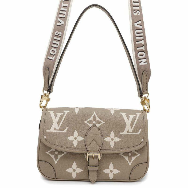 ルイヴィトン ショルダーバッグ モノグラム・アンプラント ディアヌ M46583 LOUIS VUITTON 2way バイカラー