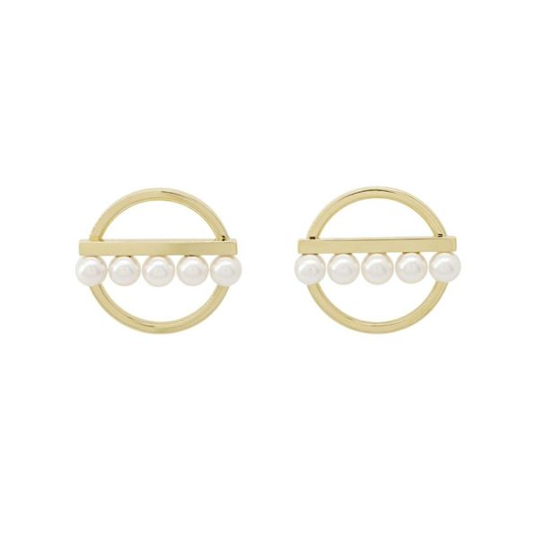 タサキ ピアス バランス ディヴァイン あこや真珠 K18YGイエローゴールド E-4140-18KYG TASAKI ジュエリー