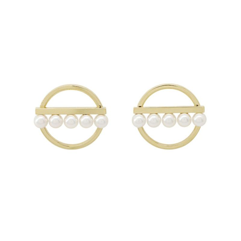 タサキ ピアス バランス ディヴァイン あこや真珠 K18YGイエローゴールド E-4140-18KYG TASAKI ジュエリー