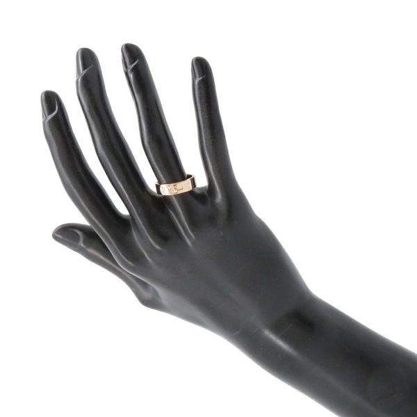 エルメス リング ケリーPM ダイヤモンド 4P 計0.02ct K18PGピンクゴールド リングサイズ50 HERMES ジュエリー 指輪