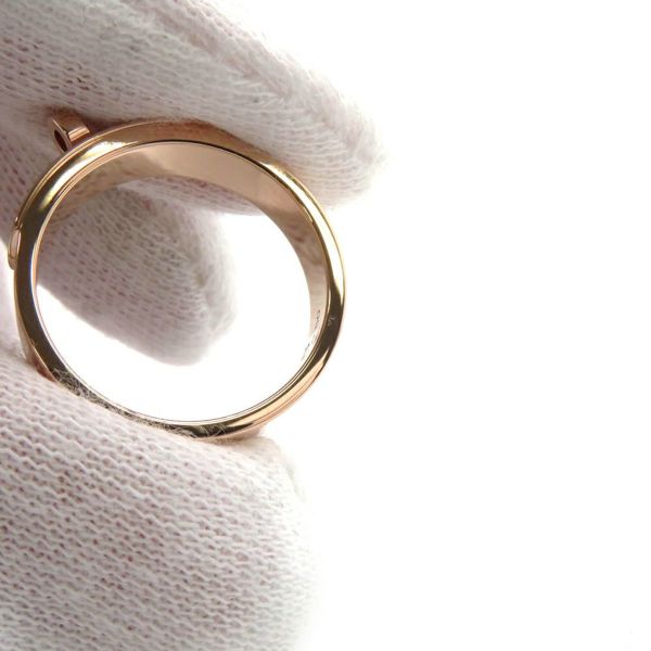 エルメス リング ケリーPM ダイヤモンド 4P 計0.02ct K18PGピンクゴールド リングサイズ50 HERMES ジュエリー 指輪