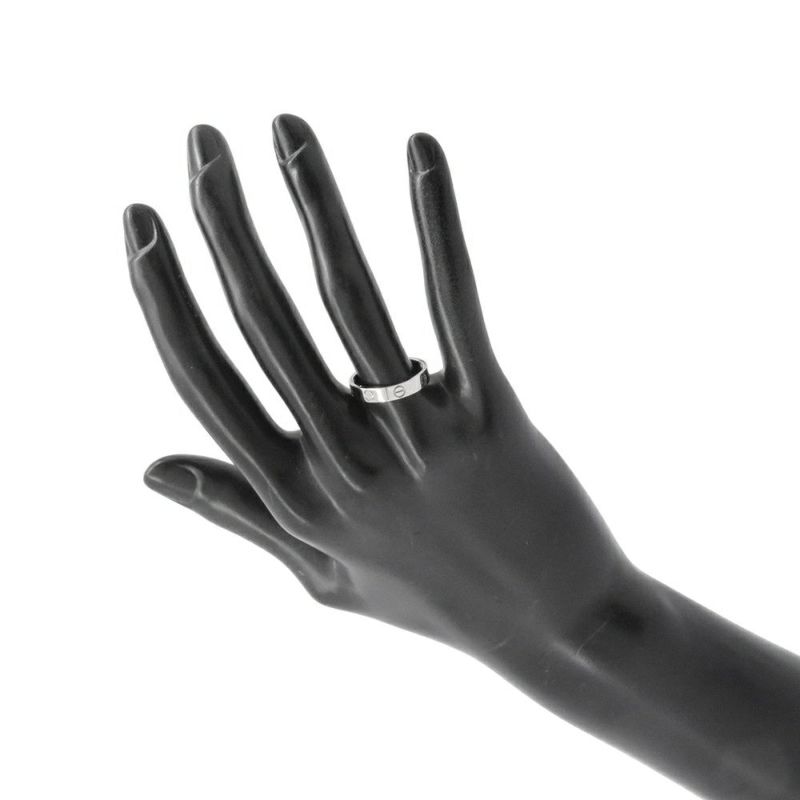 カルティエ リング ラブ スモールモデル K18WGホワイトゴールド リングサイズ54 B4085100 Cartier LOVE ジュエリー 指輪