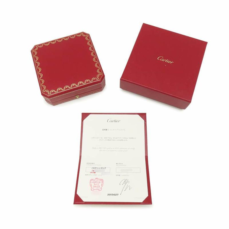 カルティエ ネックレス パンテール ドゥ ダイヤ 19P 計0.07ct ツァボライトガーネット 1P K18YG ブラックラッカー