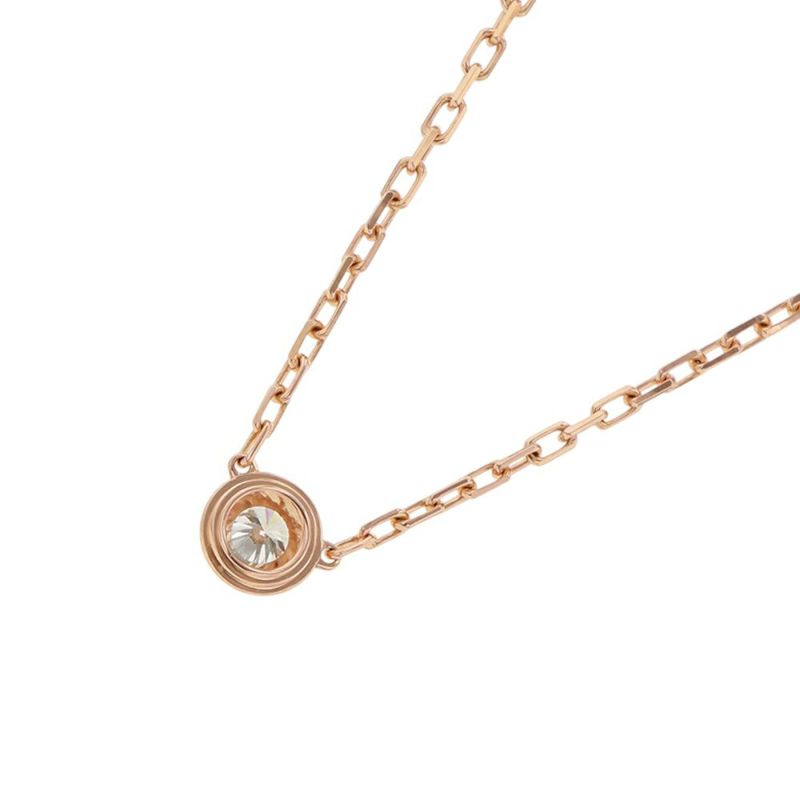 カルティエ ネックレス ダムール スモールモデル ダイヤモンド 1P 計0.09ct K18PG B7215700 ジュエリー