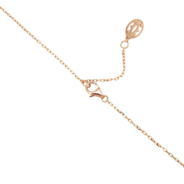 カルティエ ネックレス ダムール スモールモデル ダイヤモンド 1P 計0.09ct K18PG B7215700 ジュエリー