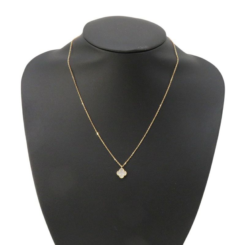 ヴァンクリーフ&アーペル ネックレス スウィート アルハンブラ ペンダント マザーオブパール K18YGイエローゴールド VCARF69100