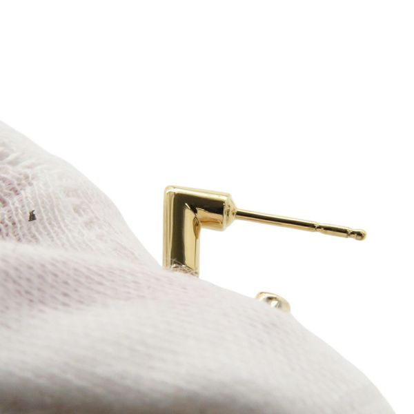 ミキモト ピアス V Code あやこ真珠 K18YGイエローゴールド PE-1779PK MIKIMOTO ジュエリー