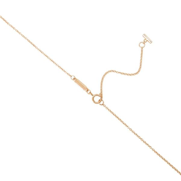 ティファニー ネックレス Tスマイル ミニ ダイヤ 計 0.03ct K18PGピンクゴールド 62617772 Tiffany&Co. ペンダント ジュエリー