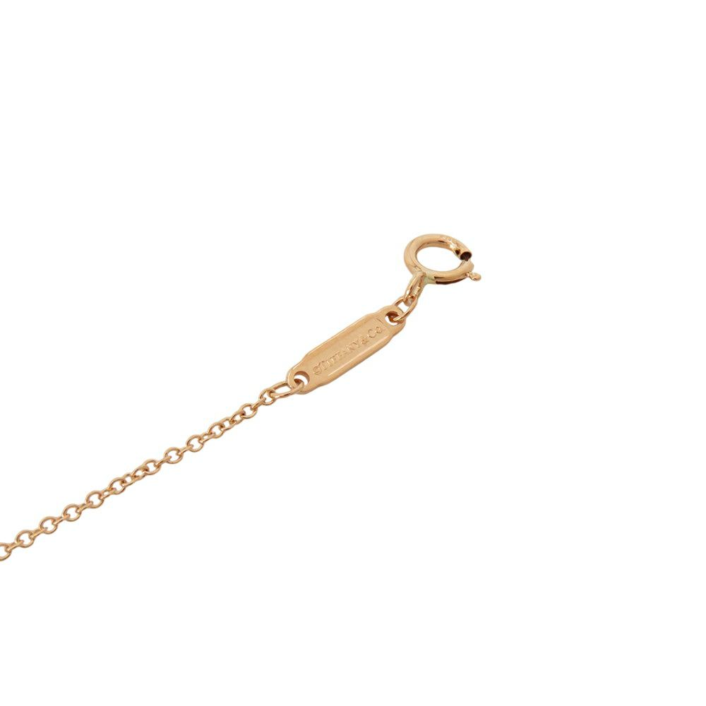 ティファニー ネックレス Tスマイル ミニ ダイヤ 計 0.03ct K18PGピンクゴールド 62617772 Tiffany&Co. ペンダント ジュエリー