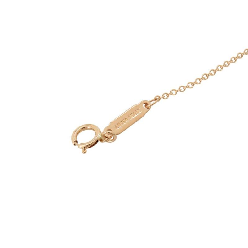 ティファニー ネックレス Tスマイル ミニ ダイヤ 計 0.03ct K18PGピンクゴールド 62617772 Tiffany&Co. ペンダント ジュエリー