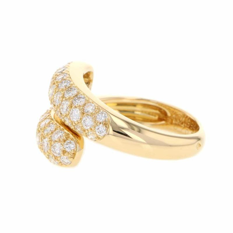 カルティエ リング ミミリング ダイヤモンド K18YGイエローゴールド リングサイズ53 Cartier 指輪