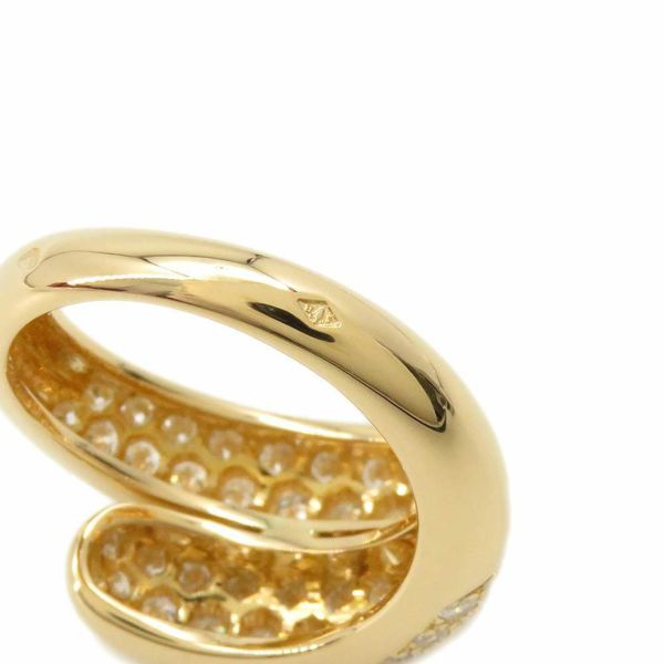 カルティエ リング ミミリング ダイヤモンド K18YGイエローゴールド リングサイズ53 Cartier 指輪