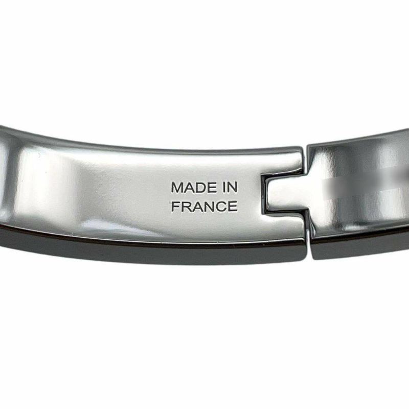 エルメス ブレスレット ミニクリック ケリー PM エナメル ローズ・カンダー/シルバー金具 HERMES