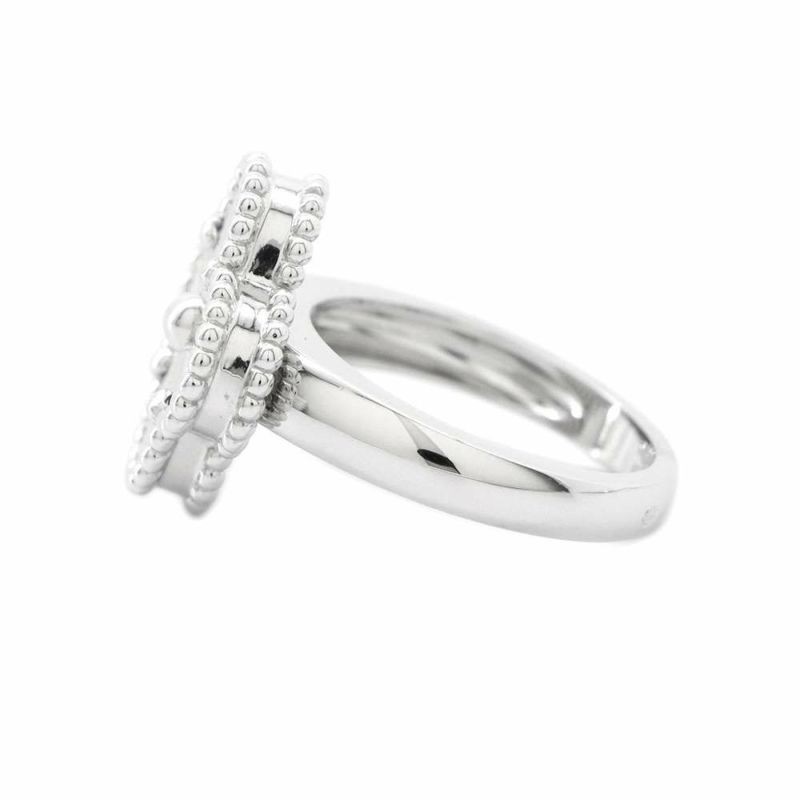 ヴァンクリーフ&アーペル リング ヴィンテージ アルハンブラ リング ギヨシェ K18WG リングサイズ47 VCARP9XI47 指輪