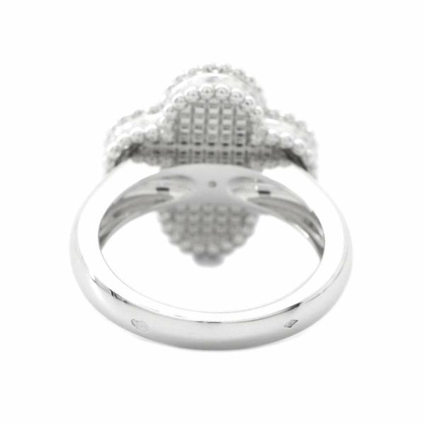 ヴァンクリーフ&アーペル リング ヴィンテージ アルハンブラ リング ギヨシェ K18WG リングサイズ47 VCARP9XI47 指輪