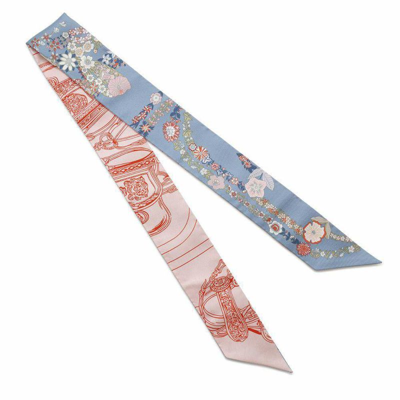 エルメス ツイリー ブリッド・ドゥ・ガラ・アン・フルール&アイライナー Brides de Gala en fleurs HERMES シルク 2025年春夏