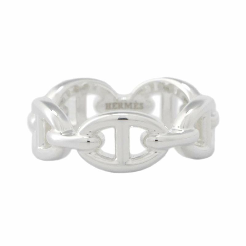 エルメス リング シェーヌダンクル アンシェネPM SV925シルバー リングサイズ52 HERMES ジュエリー