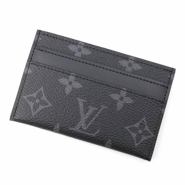 ルイヴィトン カードケース モノグラム・エクリプス ポルト・カルト・ダブル M62170 LOUIS VUITTON 黒